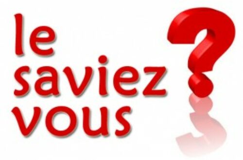 Article : LE SAVIEZ-VOUS ?